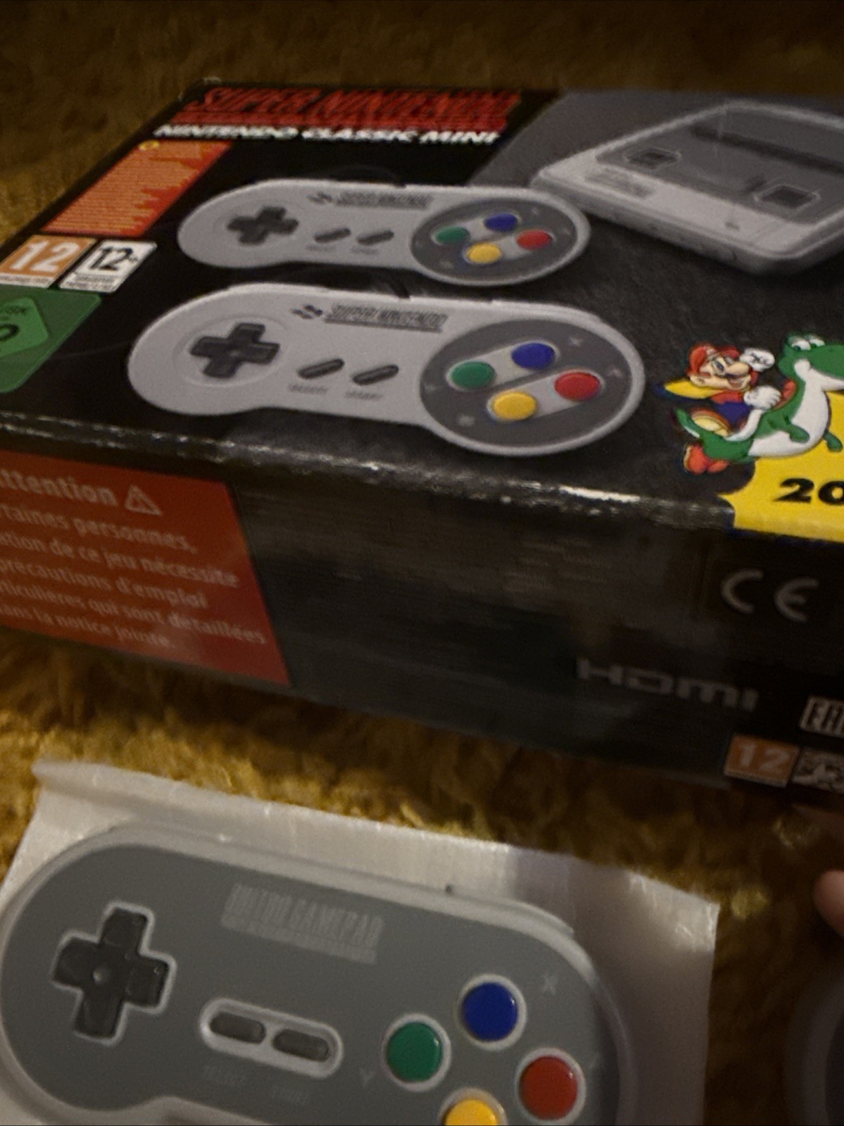 Super Nintendo Super Famicom Edition Classic Mini w/ Box 8bitdo Controllers *Mod