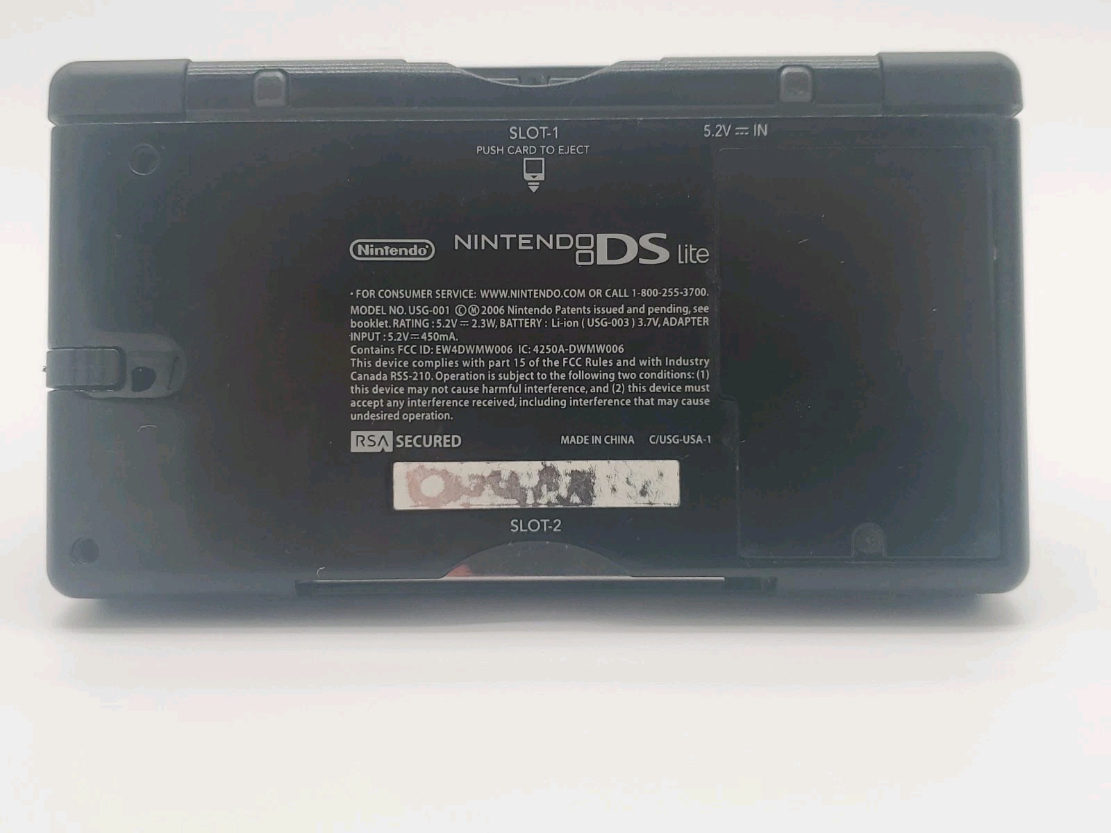Nintendo DS Lite Handheld System – Black With Stylus