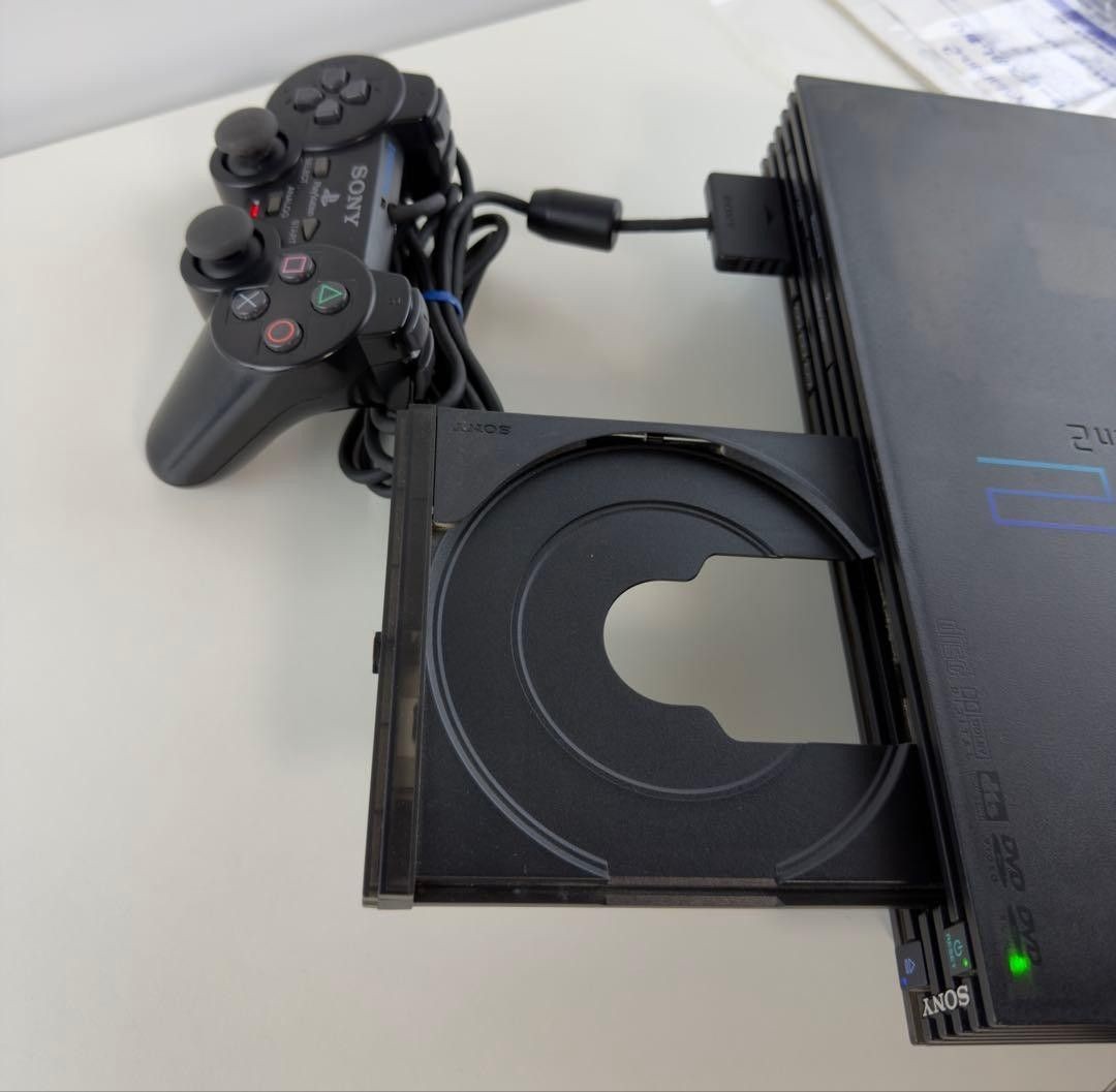 PS2 Zen Black SCPH-37000B Console Complete Boxed Sony Japan Tested