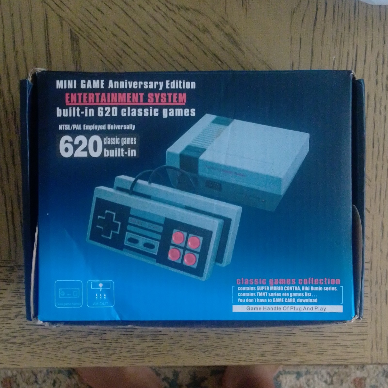 Mini Game Anniversary Edition 620 Classic Games Built-In Entertainment System