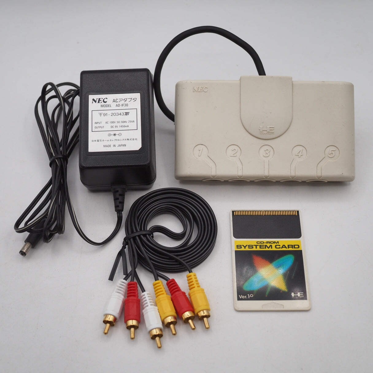NEC PC Engine INTERFACE UNIT IFU-30 CD-ROM2 CORE GRAFX Tested Working NTSC-J