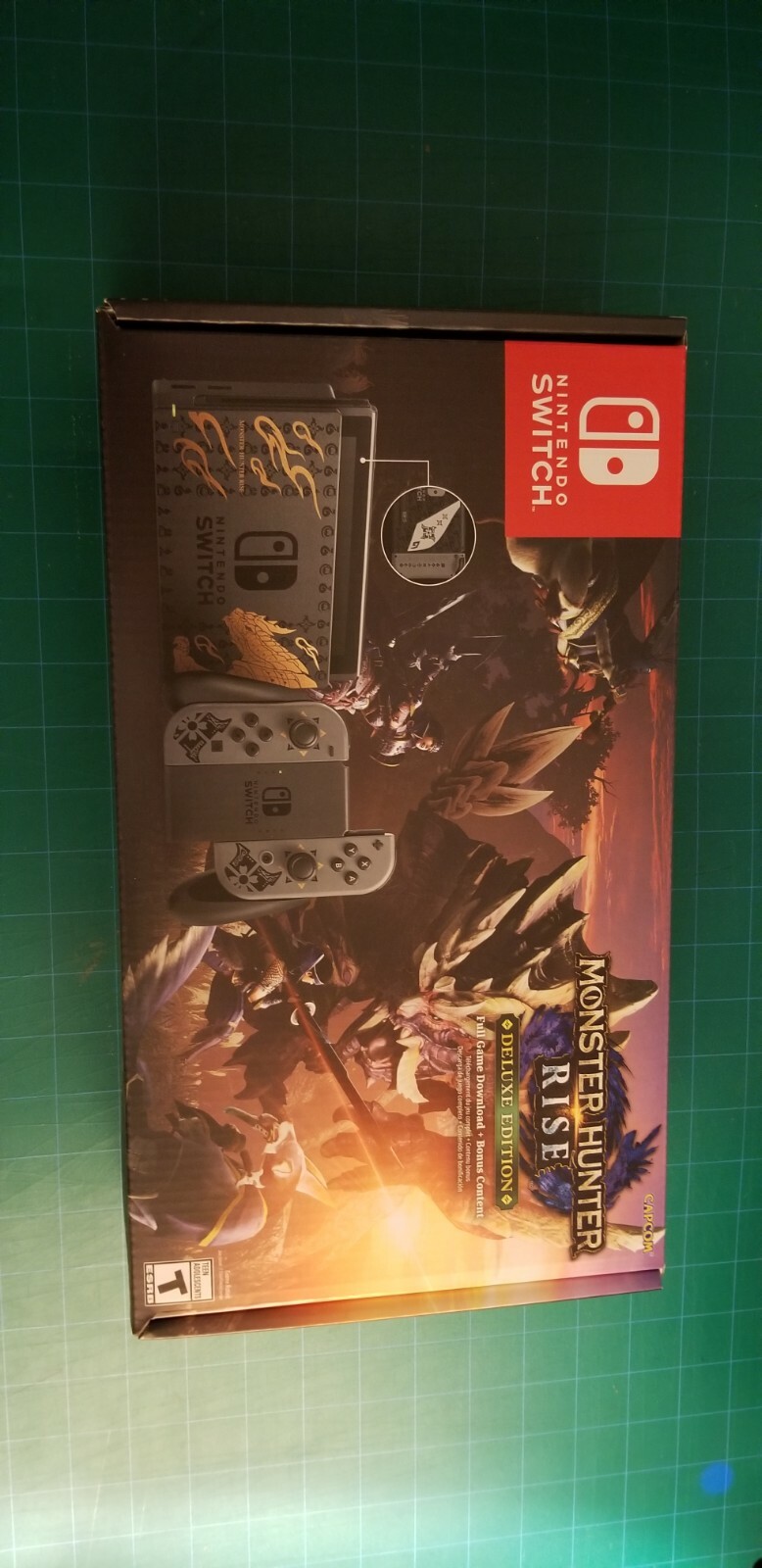 Nintendo Switch Monster Hunter Rise Deluxe Edition Console IN HAND SHIPS ASAP