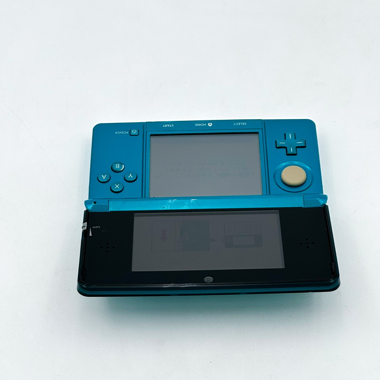 Nintendo 3DS Aqua Blue Console Handheld System Japanese ver Good Condition