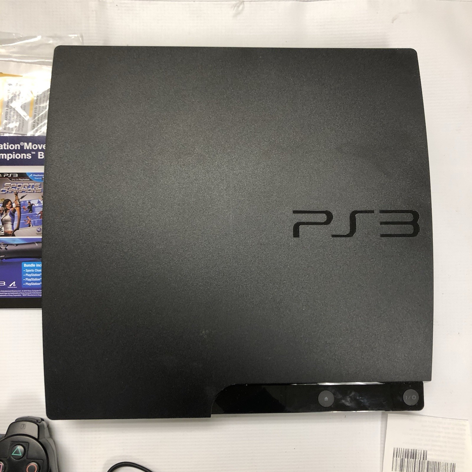 Complete Sony PS3 320GB Console CIB Uncharted 3 Edition 2 Controllers – No Game