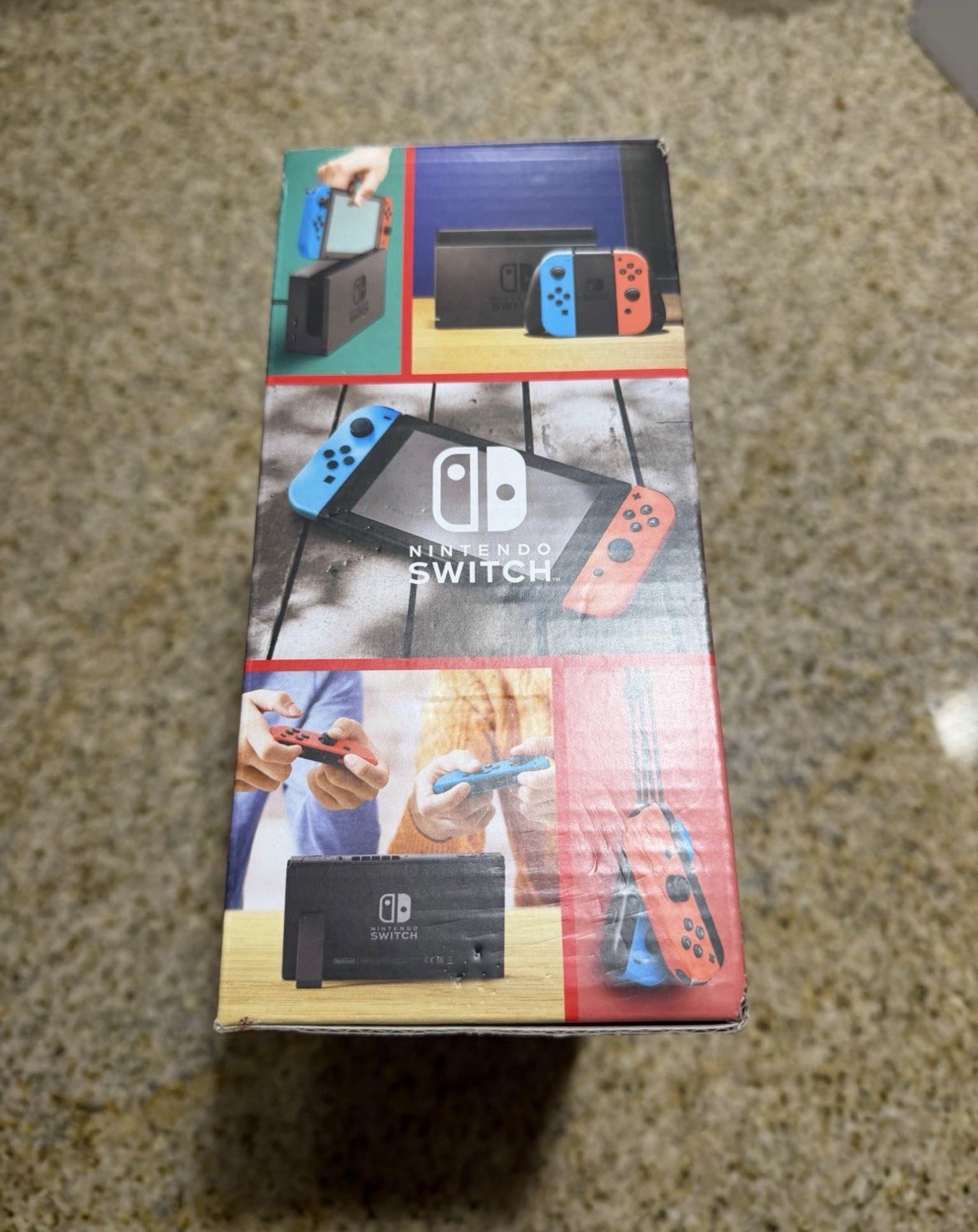Nintendo Switch Console Neon Red & Blue Joy-Con Multicolor HDMI