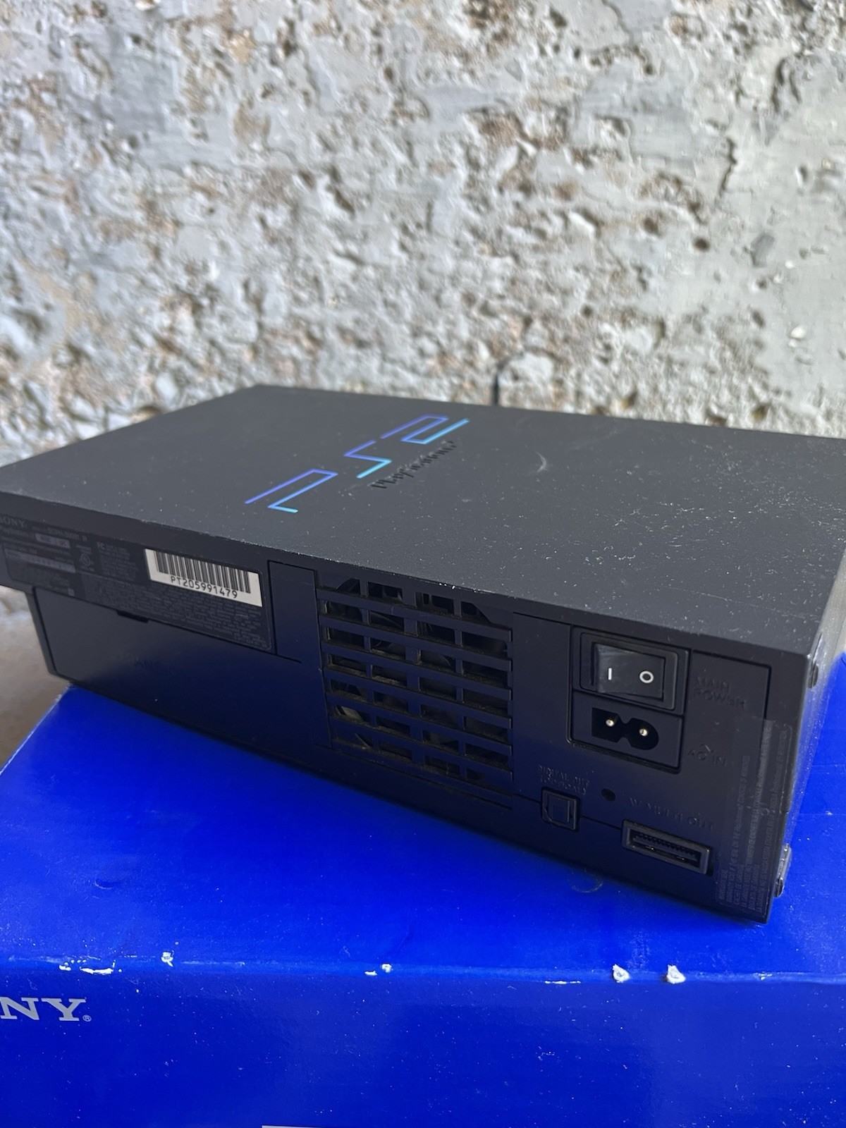 Sony PlayStation 2 PS2 Black Console DVD NTSC-U/C w/ Controllers Remote