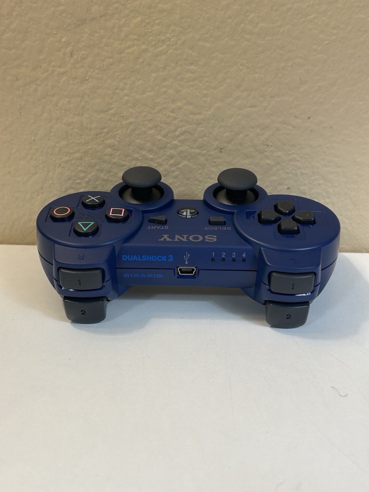 New Unsealed Open Box PS3 Super Slim 250 GB Azurite Blue Console CECH-4201B Read