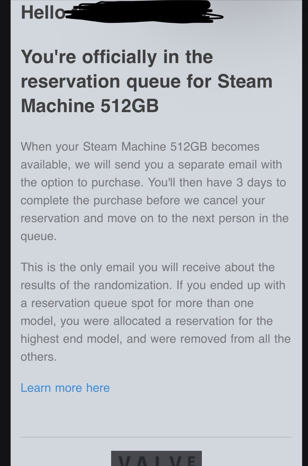 Valve Steam Machine 512GB Black Home Console SteamOS 1080p Wi-Fi HDMI USB