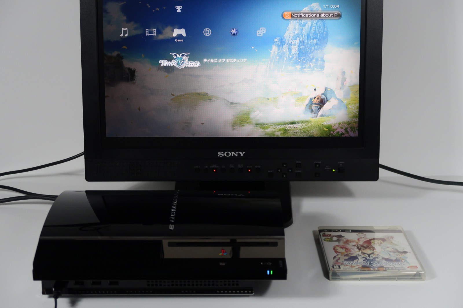 Excellent Sony PlayStation 3 PS3 CECHA00 60GB First Black Model Console W/Box