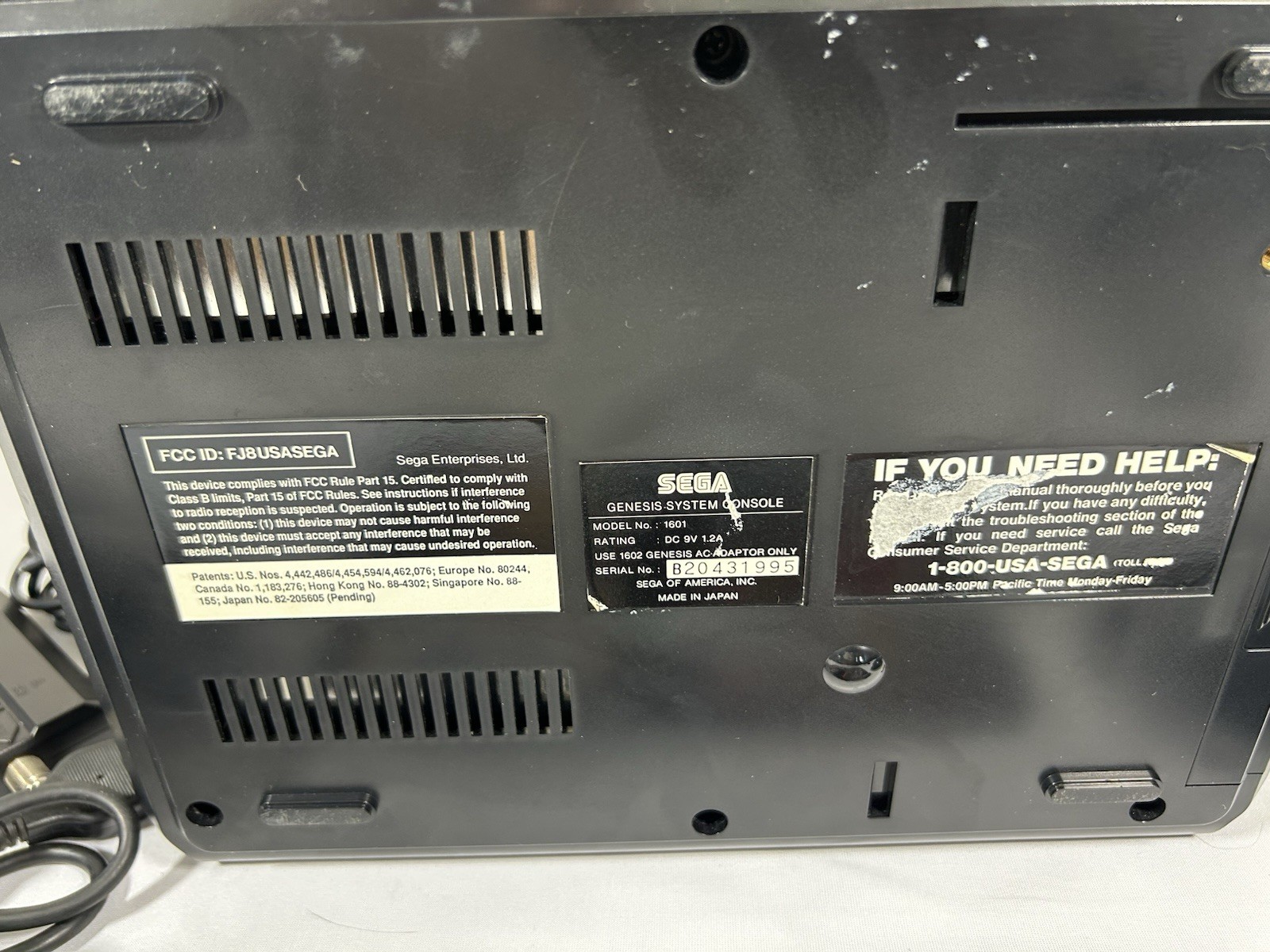 Sega Genesis HD Model 1 MK-1601 Console – Games & Controllers Bundle TESTED
