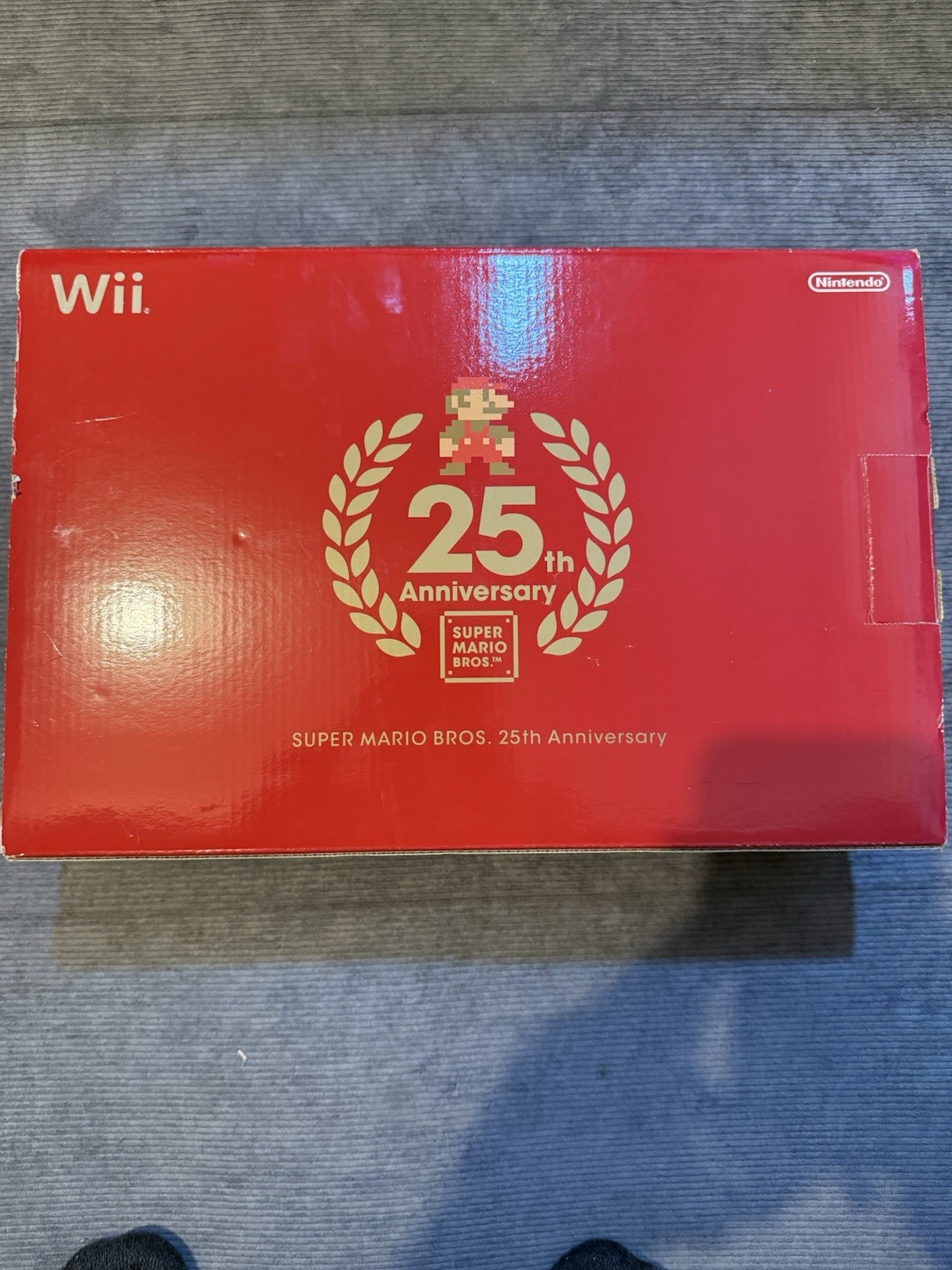 Nintendo Wii Red Mario 25th Anniversary Console CIB Japan Import w/ Game