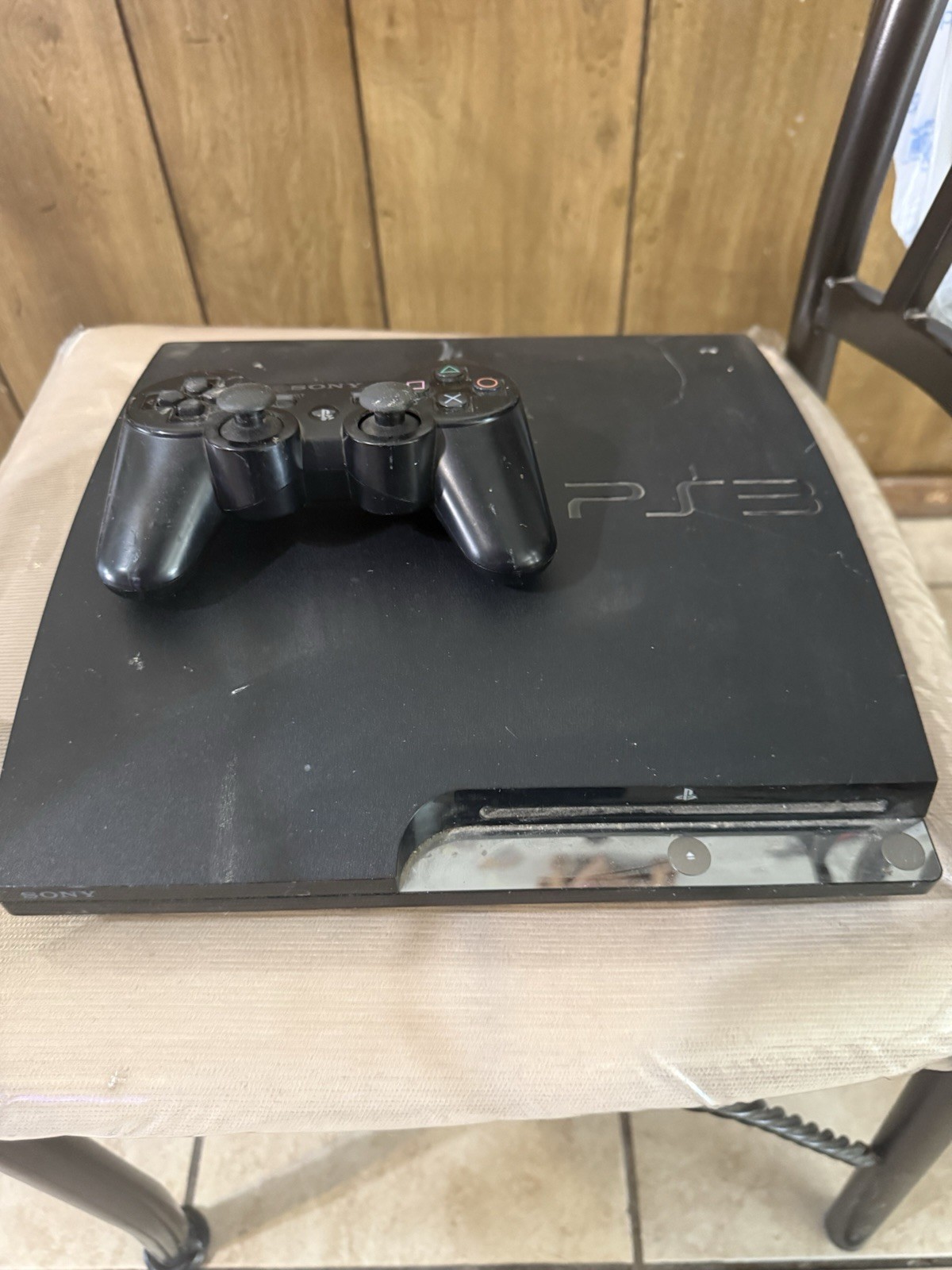 Sony PlayStation 3 Slim 160GB Black CECH-2501A DualShock 3 HDMI Blu-Ray