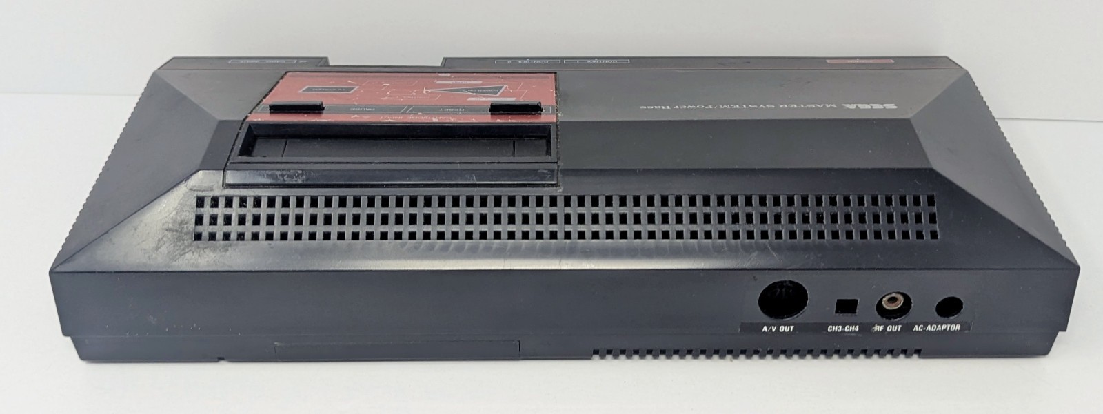 Sega Master System Console w/ AC Adapter – Powers On – For Parts Or Repair