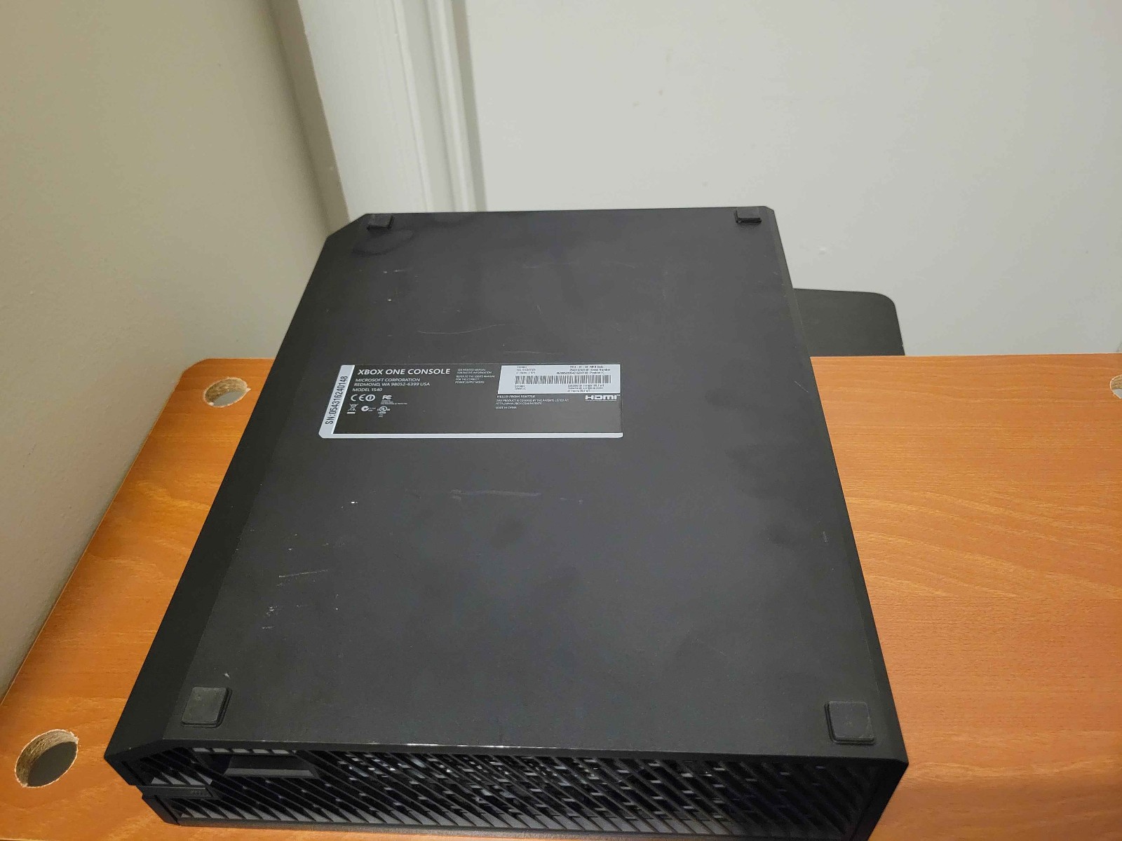 Microsoft Xbox One 365GB Console – Black (1540), Cords, and Controller