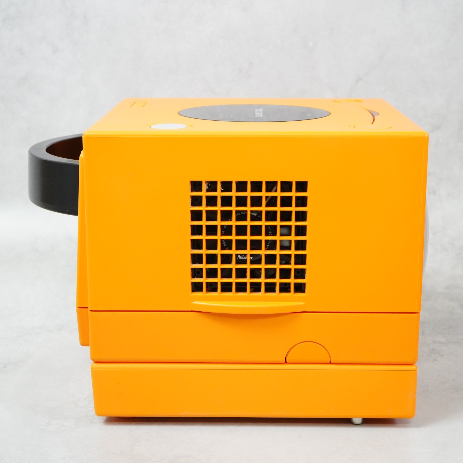 Nintendo GameCube Spice Orange NTSC U-C/J Region Switch Mod w/Gameboy Player