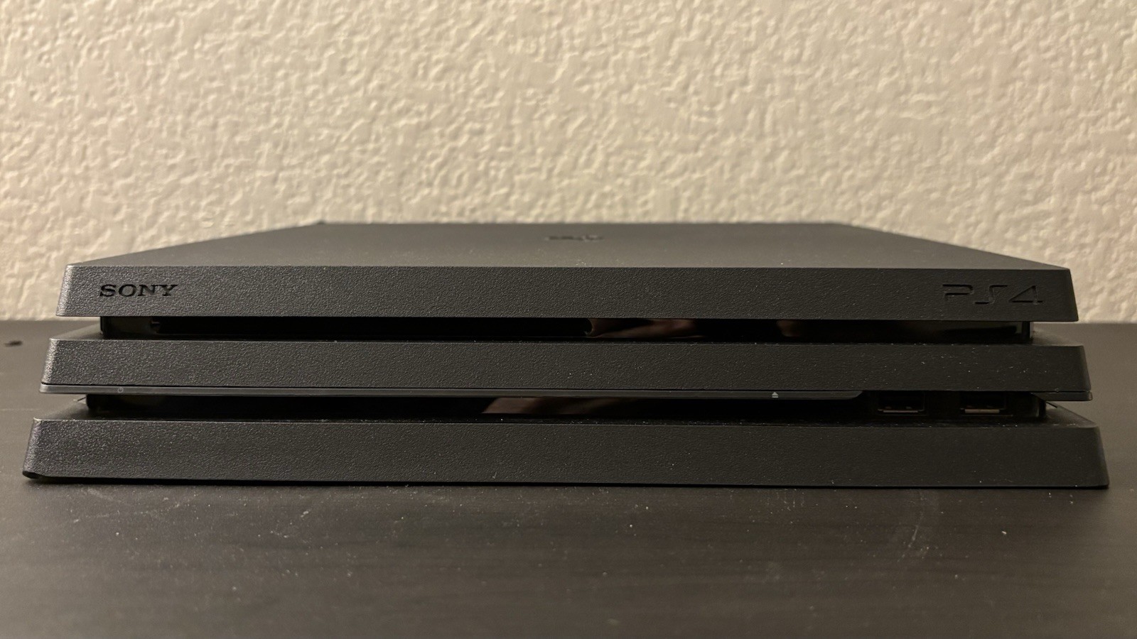 PS4 Pro Console with Cables and Controller-Broken HDMI Port-For Parts or Repair