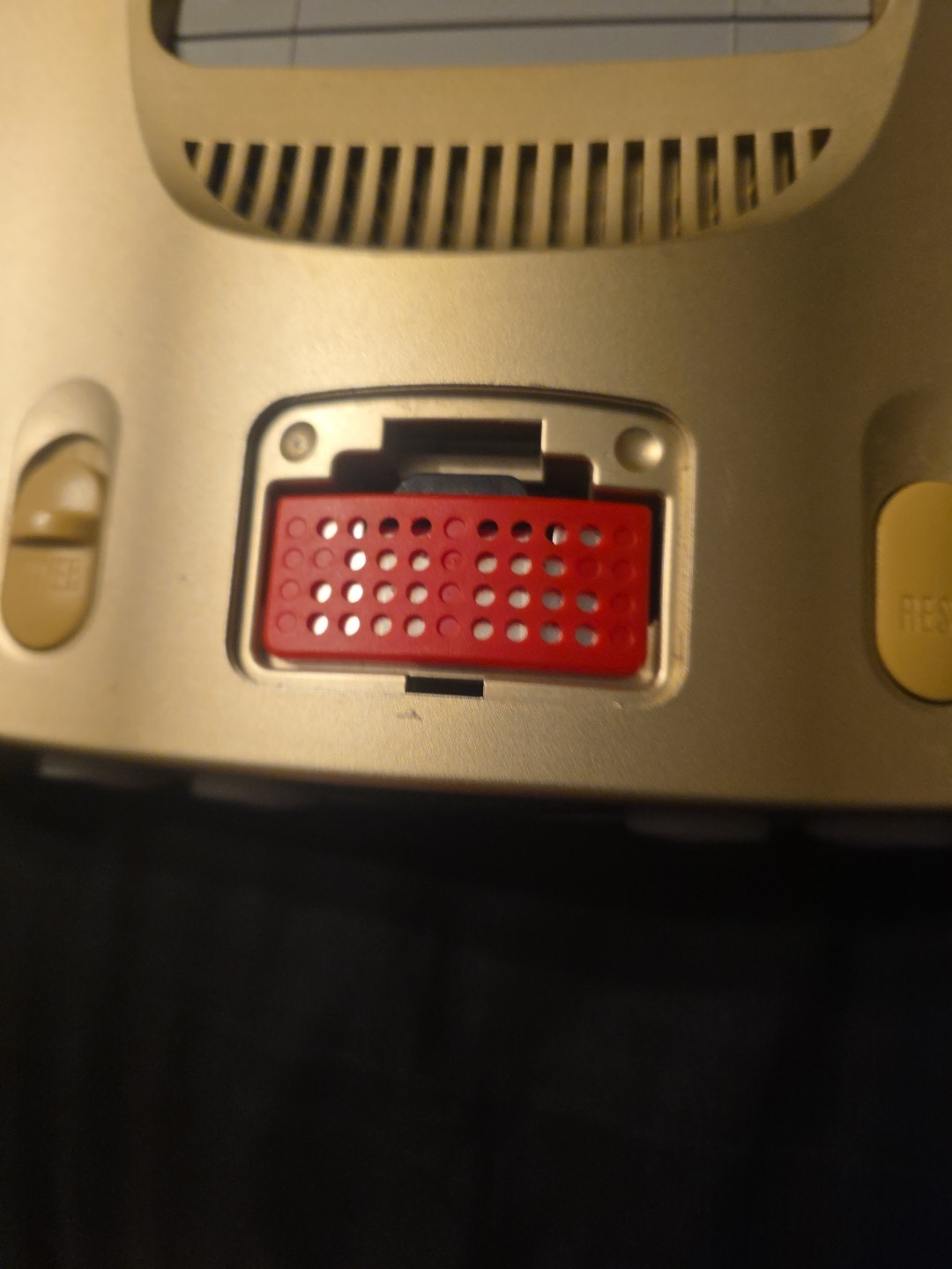 Nintendo 64 System Gold Console With Cables, Memory Pak, And Controller