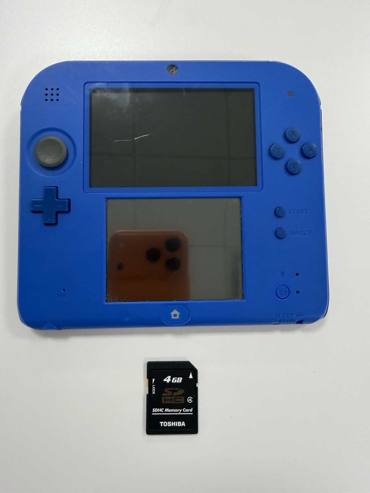 Nintendo 2DS Handheld Console Blue FTR-001 With New Super Mario Bros 2 Download