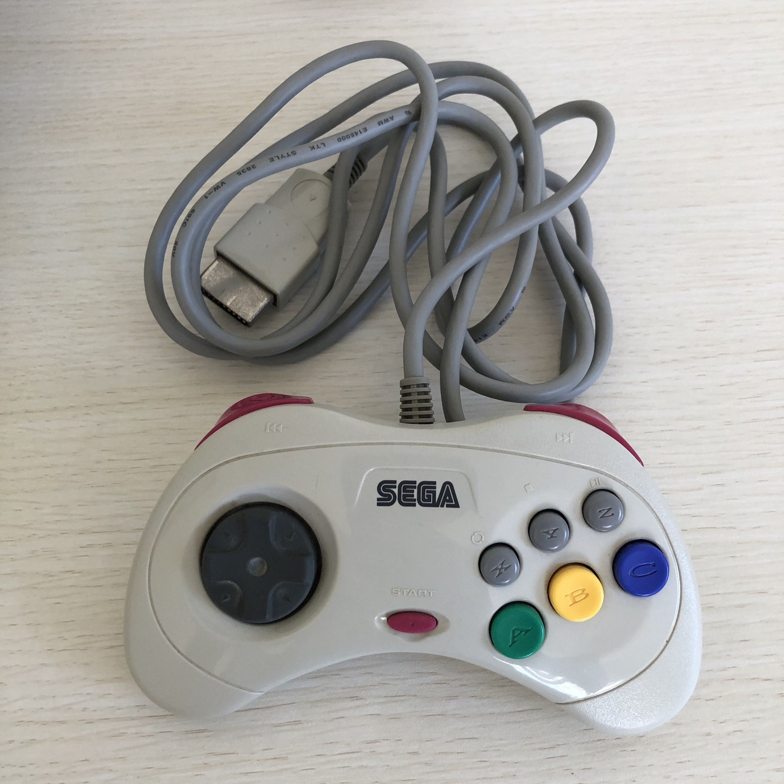 SEGA Saturn SS Console W/Controller White HST-3220 tested Japanese