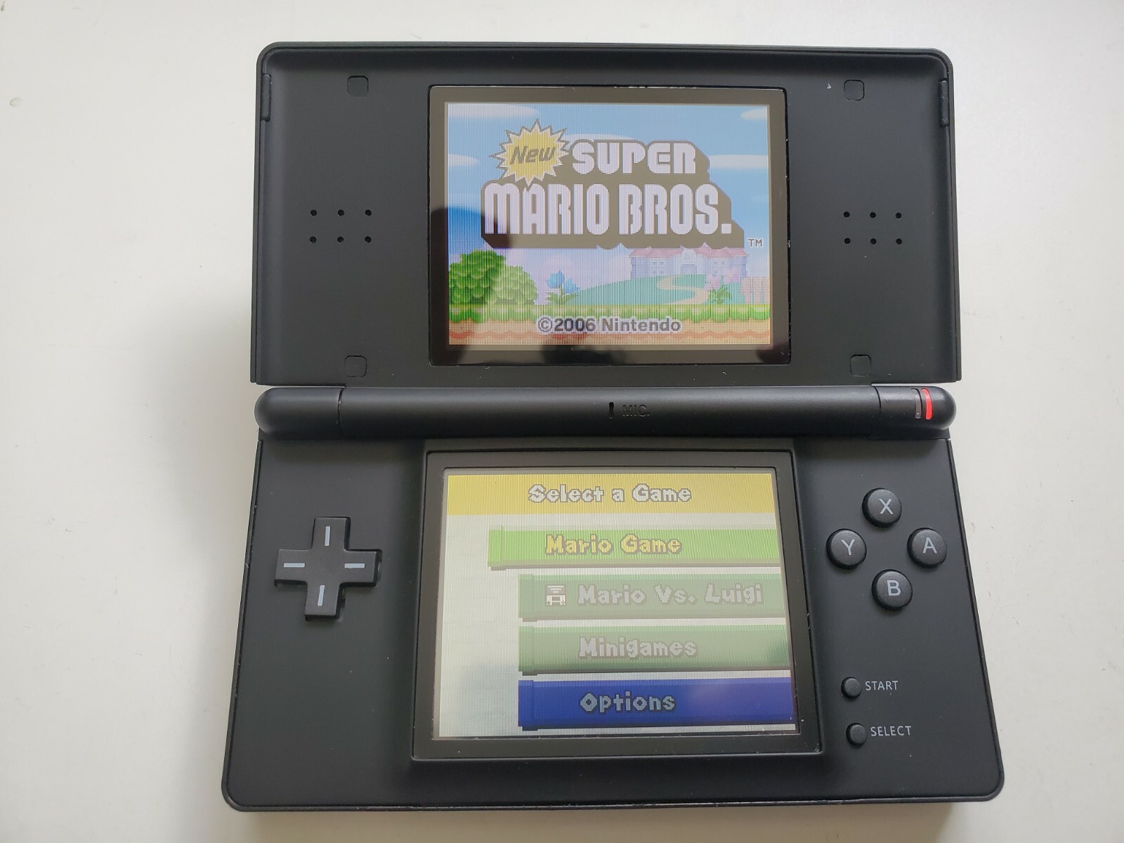 Nintendo DS Lite onix black Handheld Console