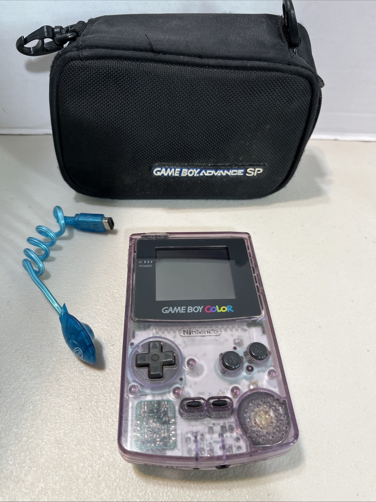 Nintendo Gameboy Color Handheld Console (CGB-001) Atomic Purple (TESTED). “RM”