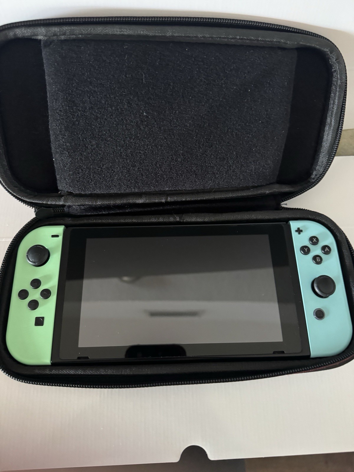 Nintendo Switch v2 Video Game Console Only HAC-001(-01) Animal Crossing Edition
