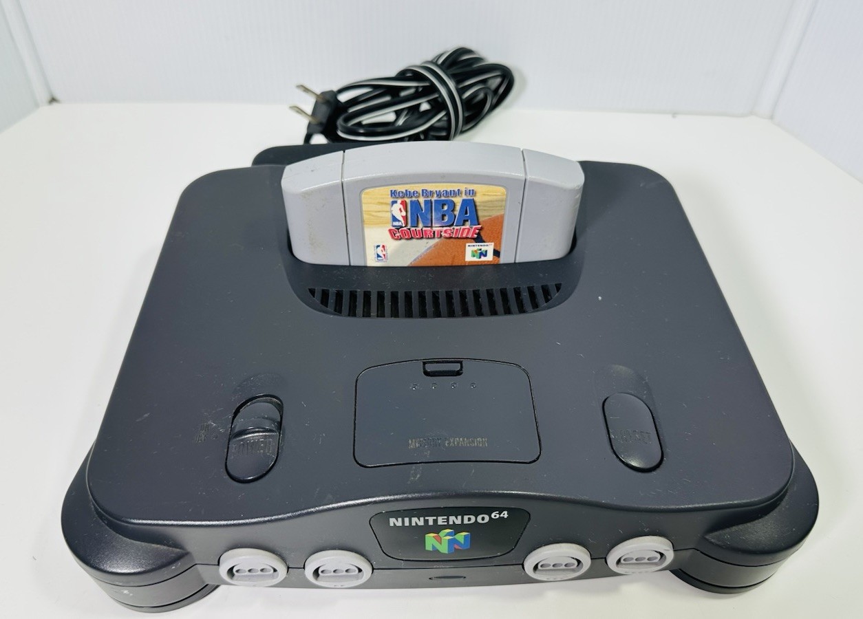 Nintendo N64 Console Bundle w/ 2 Controllers, & Games