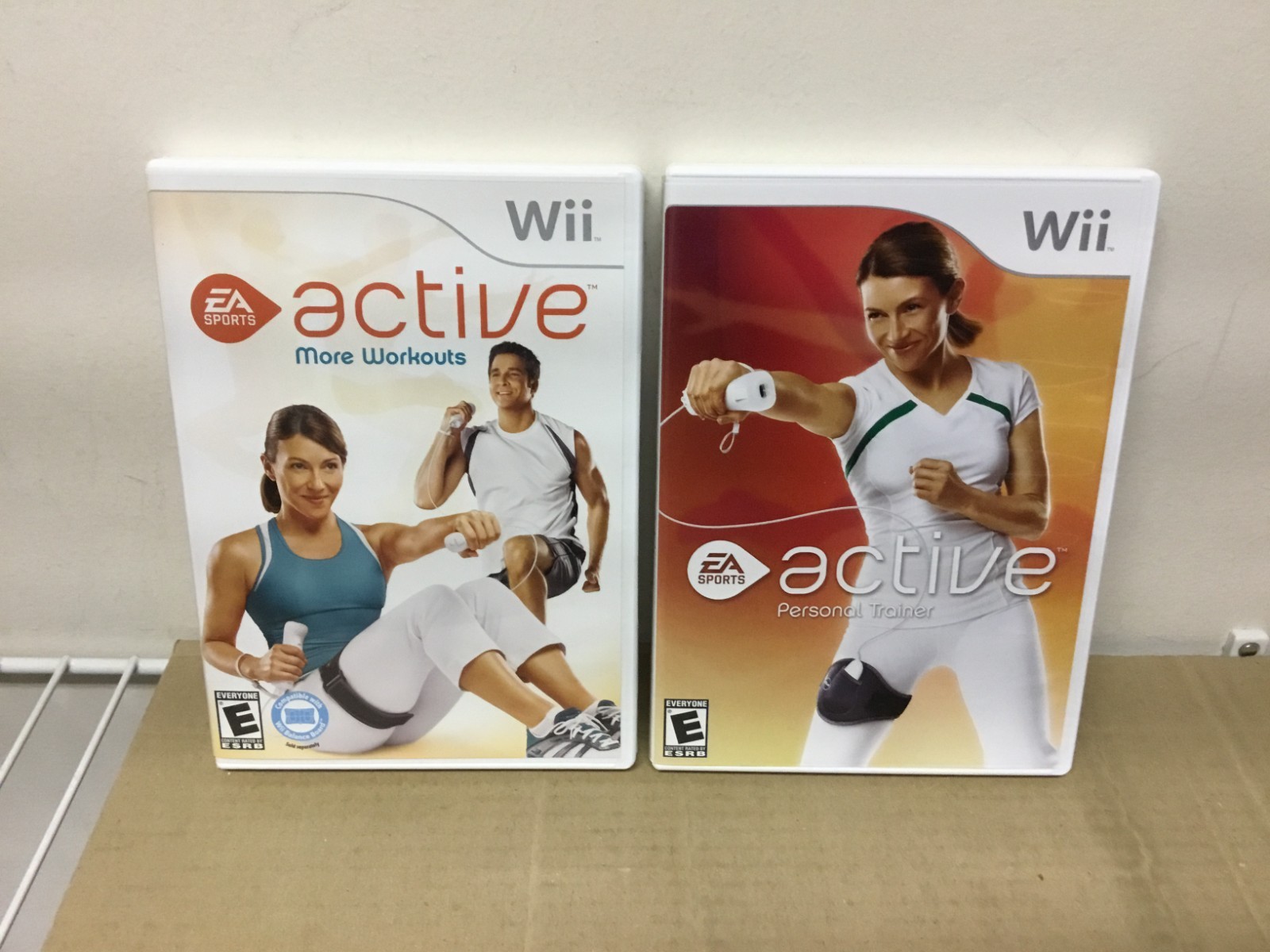 (2) Used Nintendo Wii Discs – Active More Workouts CIB and Personal Trainer