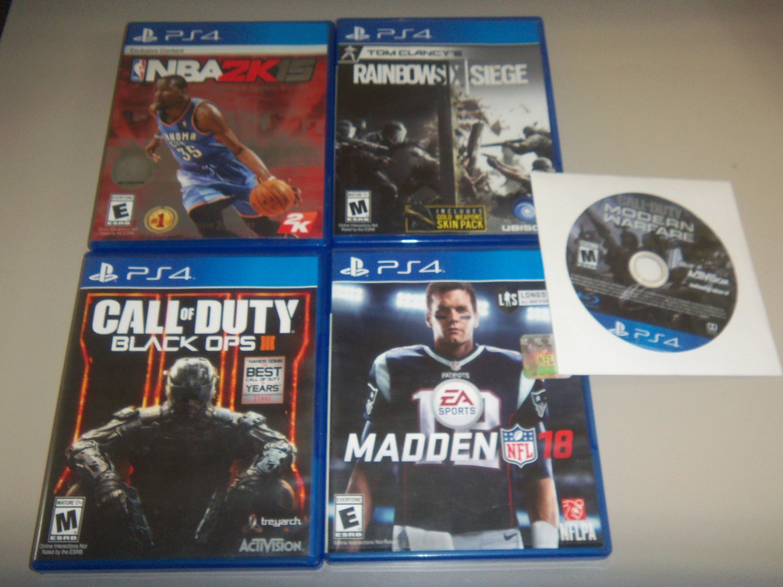 SONY PLAYSTATION 4 PS4 500 GB BUNDLE LOT + GAMES + CONTROLLER+ CORDS TESTED