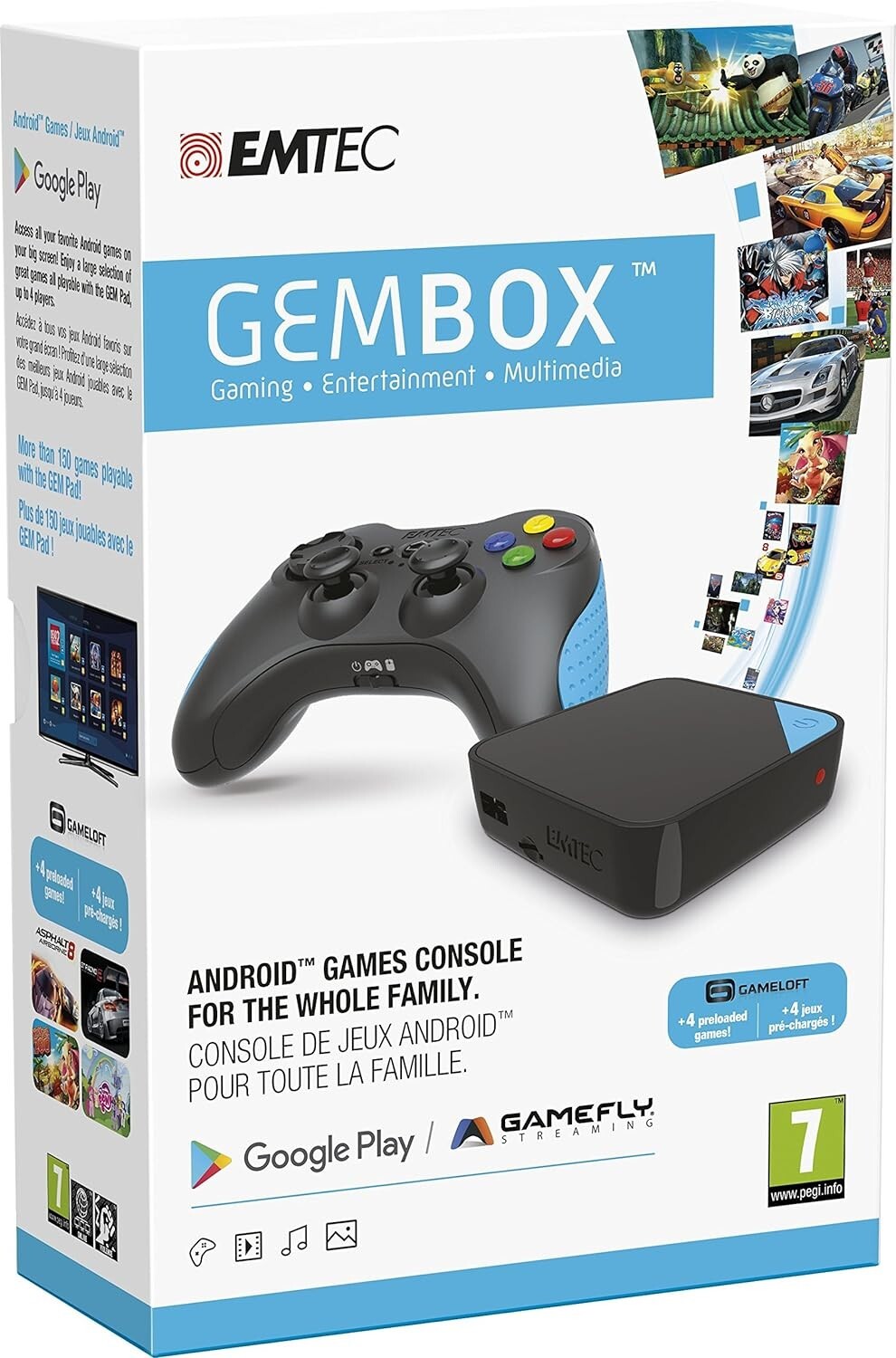 Emtec Gaming-Entertainment-Multimedi Android, ECLTVF500 (Android)