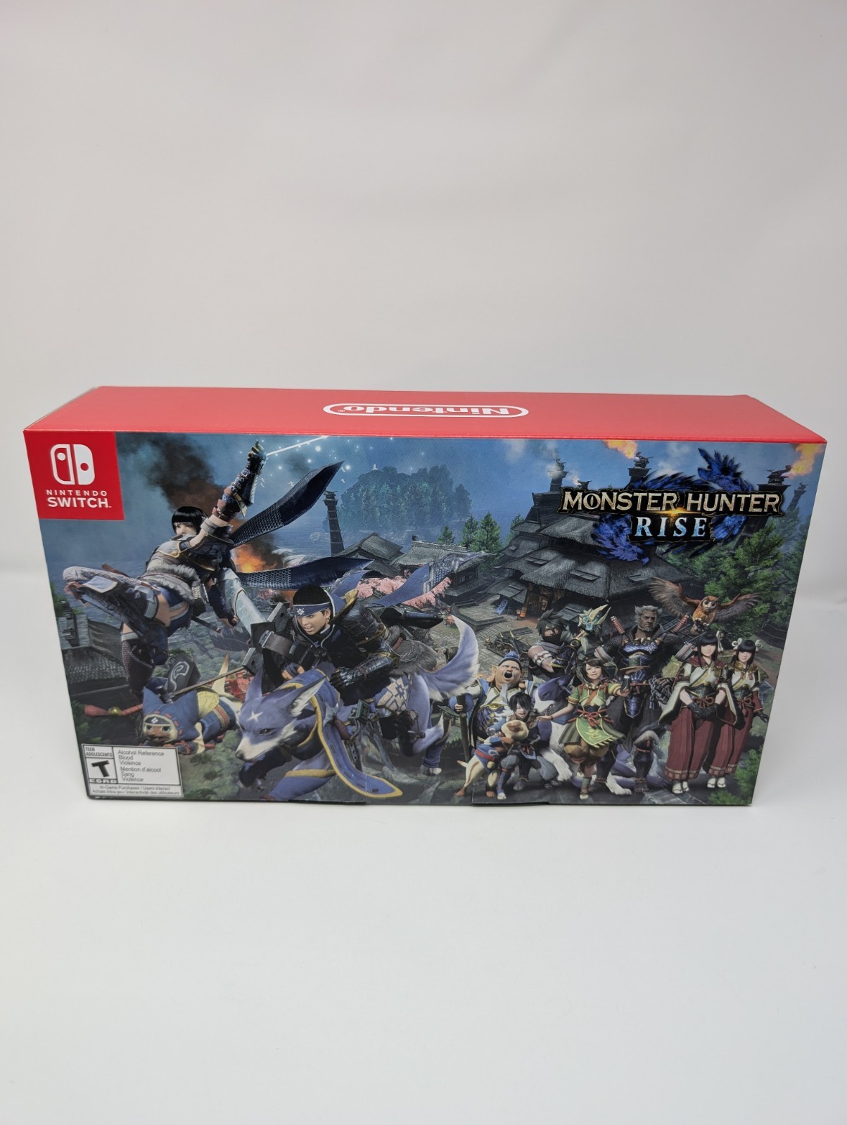 Nintendo Switch Monster Hunter Rise Console Deluxe Edition and Zelda Case – New