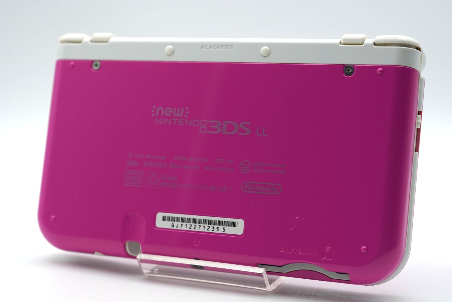[Region Free] New Nintendo 3DS XL LL Console Pink White [Bottom IPS] English #02