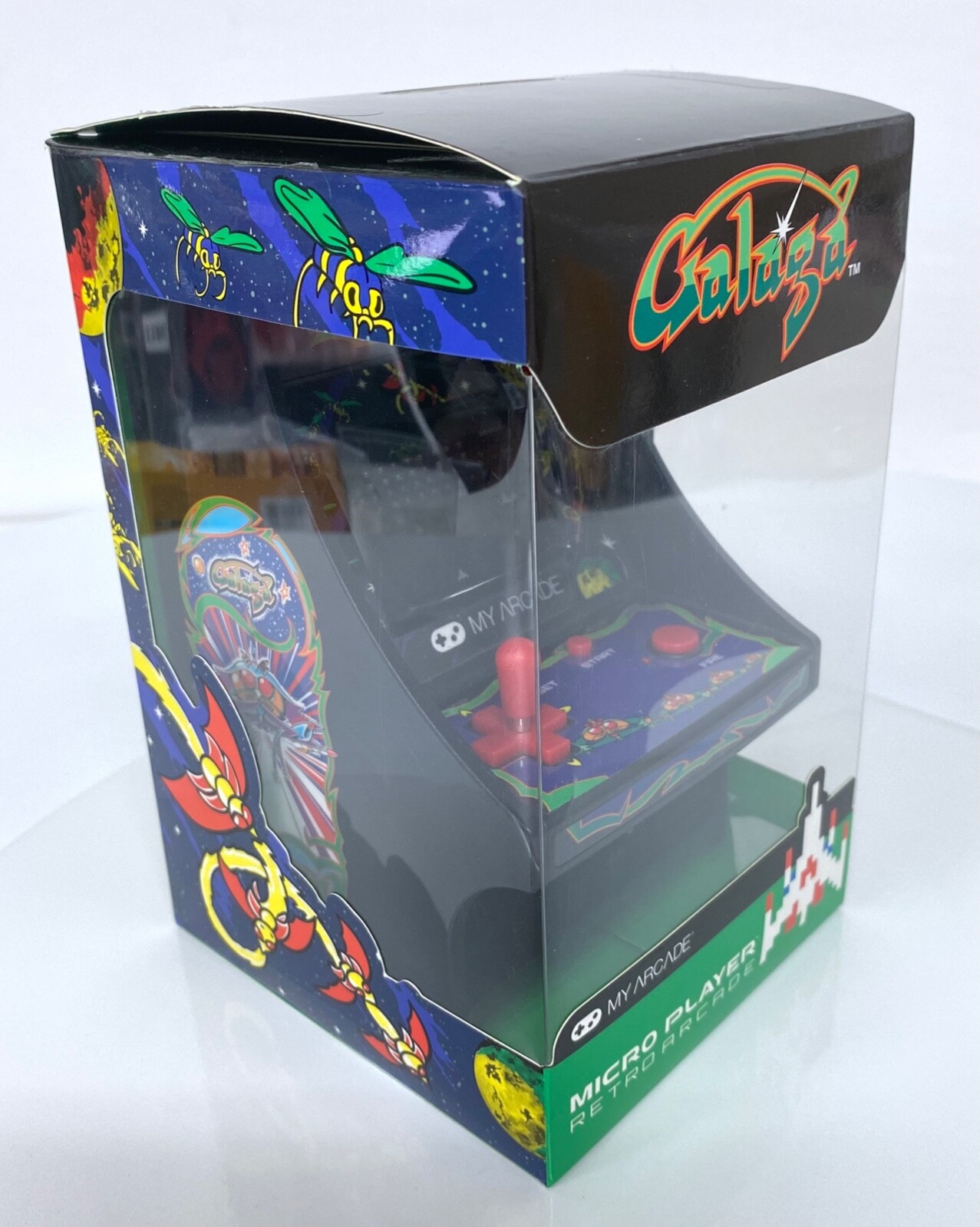 Galaga Micro Player Retro Arcade Machine Hand Held Game by My Arcade NEW