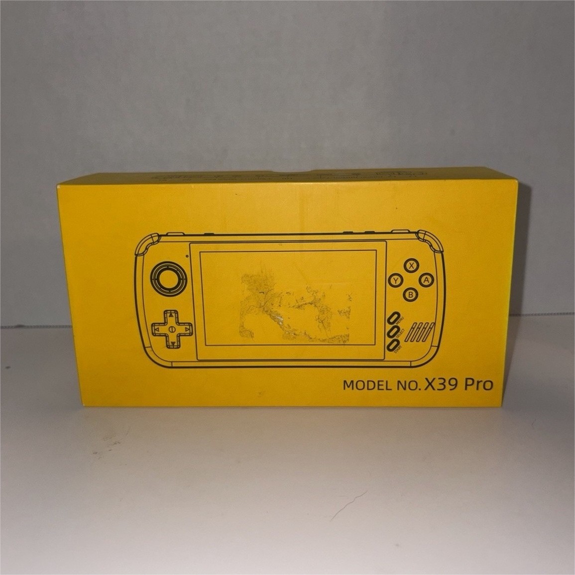 X39 Pro Handheld Video Game Console Black USB-C HDMI 3.5mm Headphone Jack
