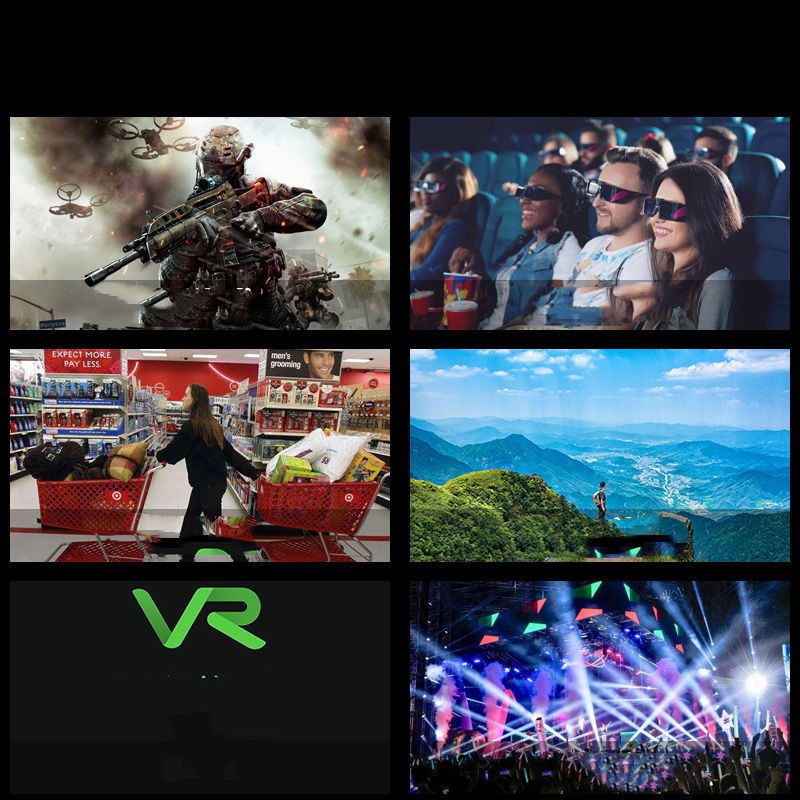 New VRG Pro 3D VR Glasses Virtual Reality Full Screen Visual Wide-Angle VR Glass