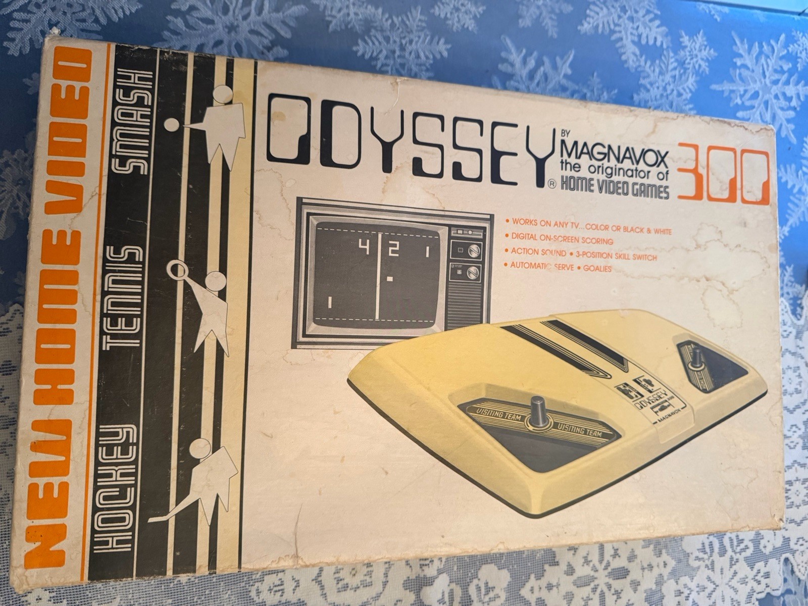 Magnavox ODYSSEY 300 TV Game System Console 1976 – NOT Tested – Authentic In Box