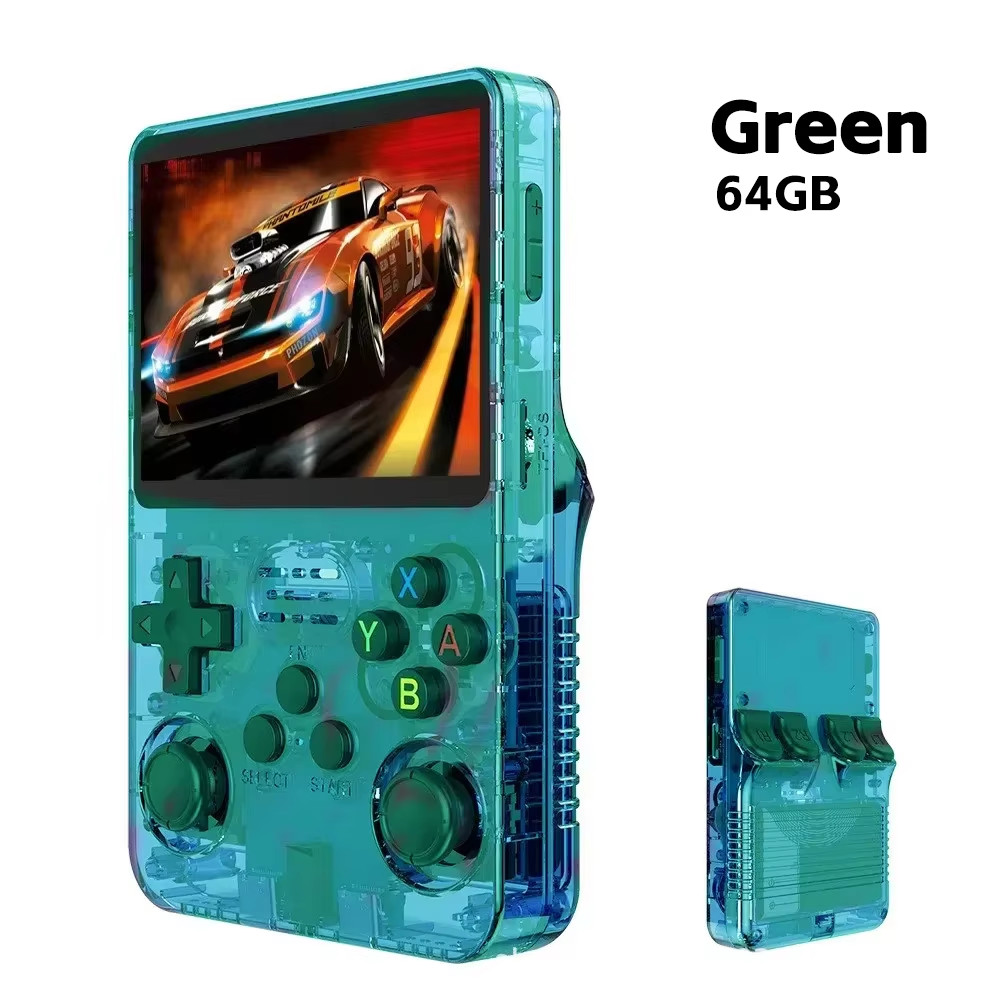 R36S Retro Handheld Video Game Console ARKOS System 3.5 Inch IPS Screen Classic