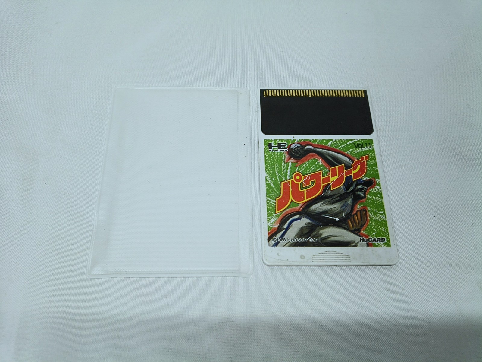 PC Engine console AV Booster +Victory Run Power League 5 set NTSC-J Tested