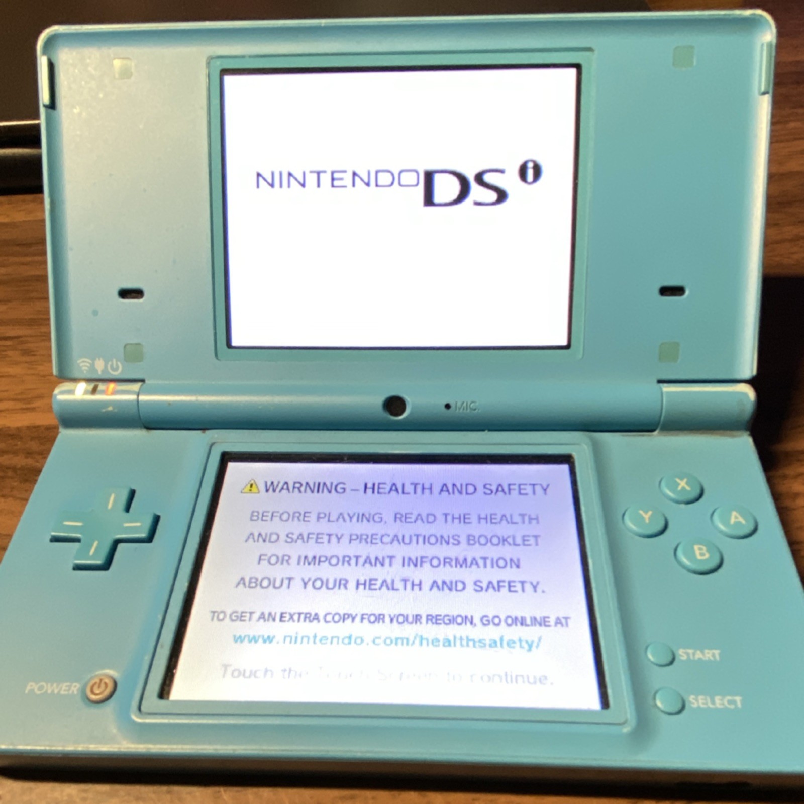 Nintendo DSi Blue Handheld Console Wi-Fi Capability Camera