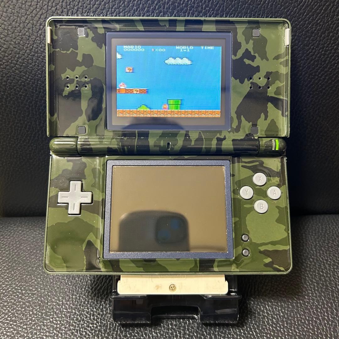 Nintendo DS Lite Camouflage Custom Main Unit Button Rubber Replacement Tested an