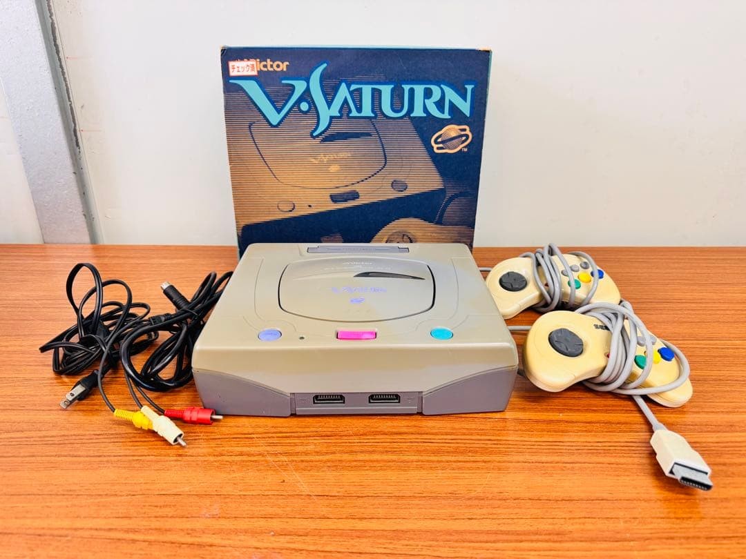 VICTOR V SATURN Console RG-JX2 Tested System “NTSC-J” Game Tested Good