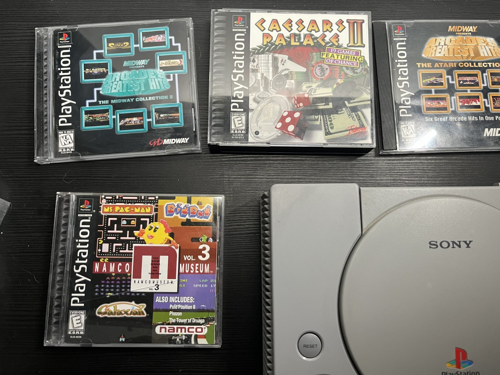 Sony PlayStation 1 PS1 SCPH-7501 Console OEM Bundle FULLY TESTED AND WORKING
