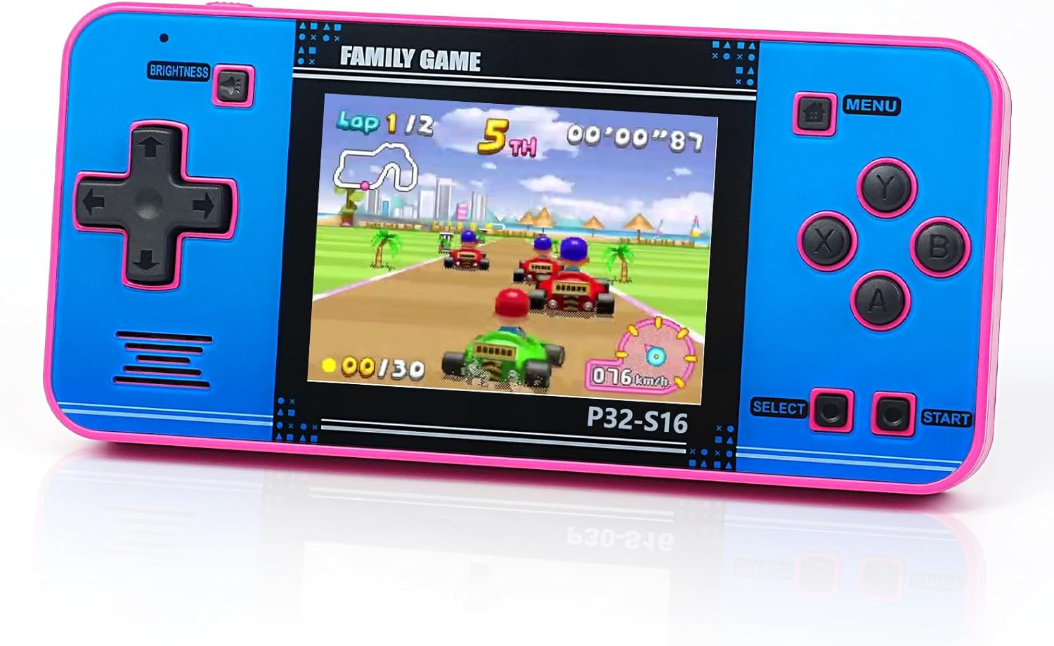 Portable Handheld Game Console for Kids, 220 Built-In Games, Rechargeable