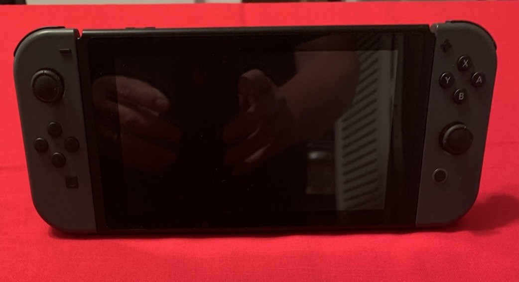 Nintendo Switch V1 HAC-001 32GB Black Console Grey Joy-Cons Handheld No Dock