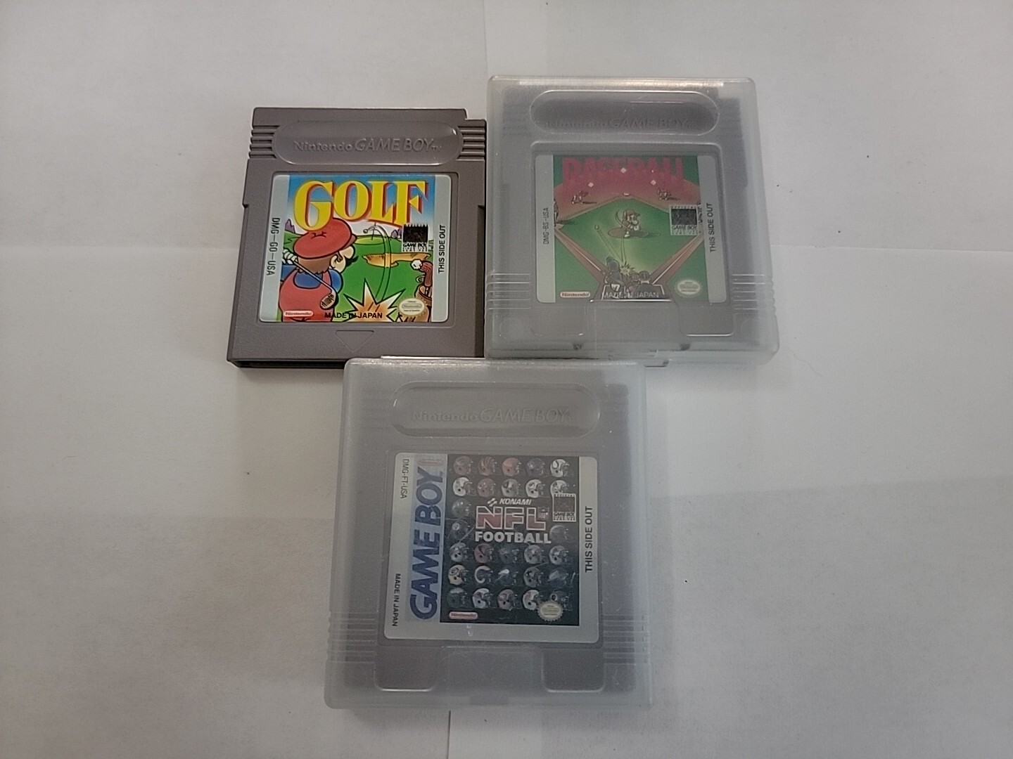 Game Boy Sports 3 Pack! Golf/Baseball/NFL Football FREE SHIPPING!