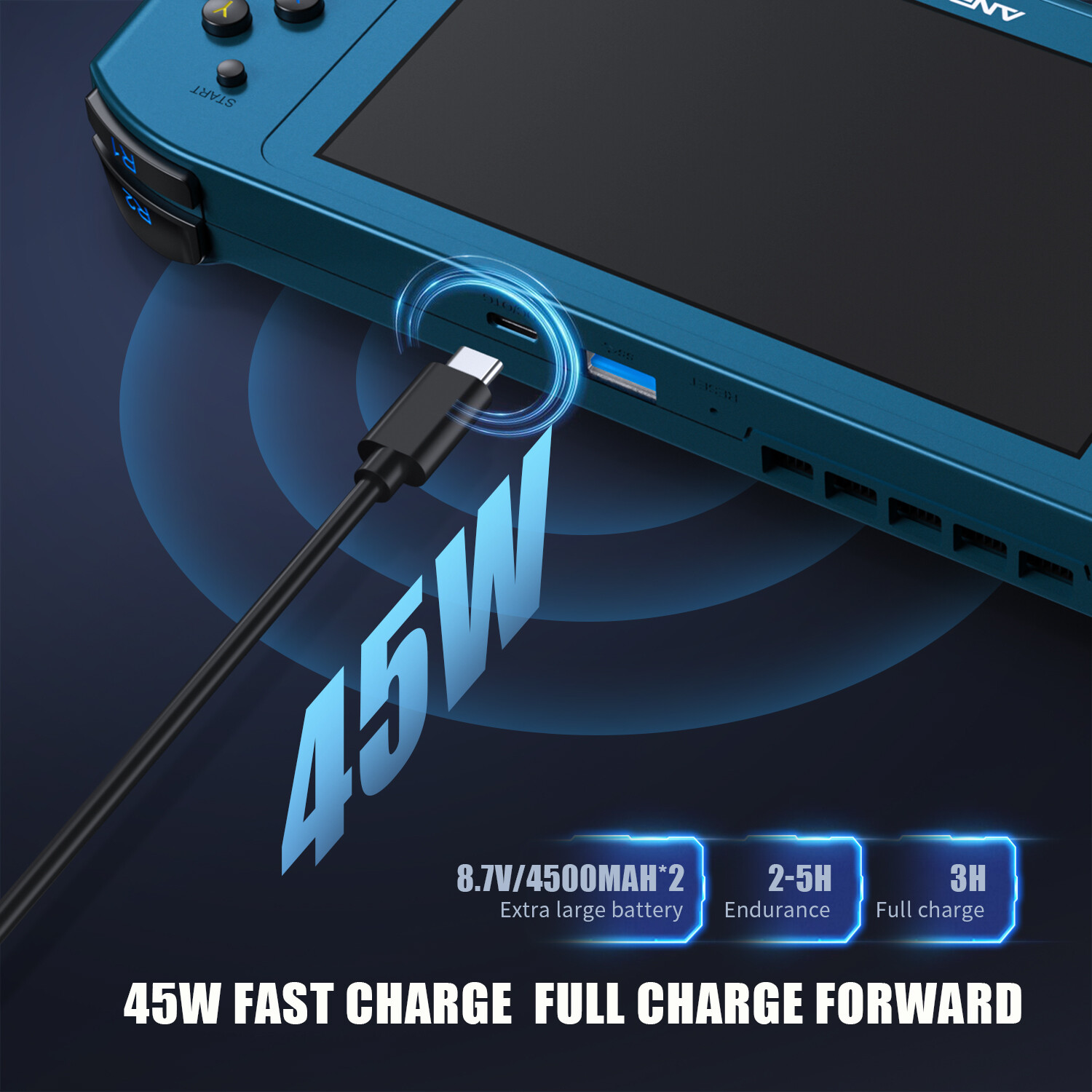 Win600 Games Handheld Portable PC Game Player Laptop Win11 AMD 3050e