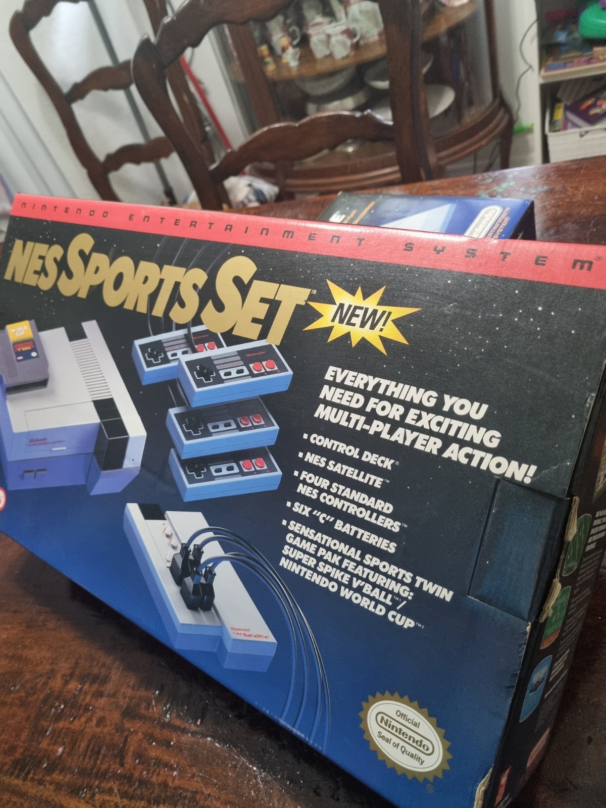 Nintendo NES Sports Set Console Bundle BRAND NEW OPEN BOX