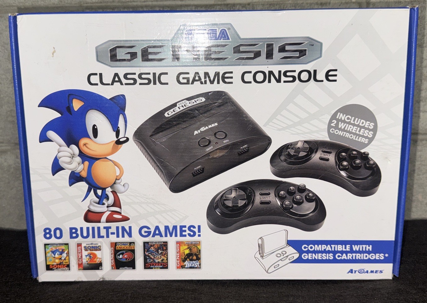 AtGames SEGA MEGA DRIVE Classic Game Console 80 Games BRAND NEW & SEALED RARE