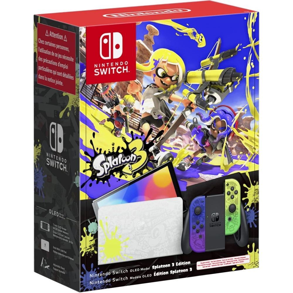 Nintendo Switch OLED Console – Splatoon 3 Special Edition [Nintendo Switch]