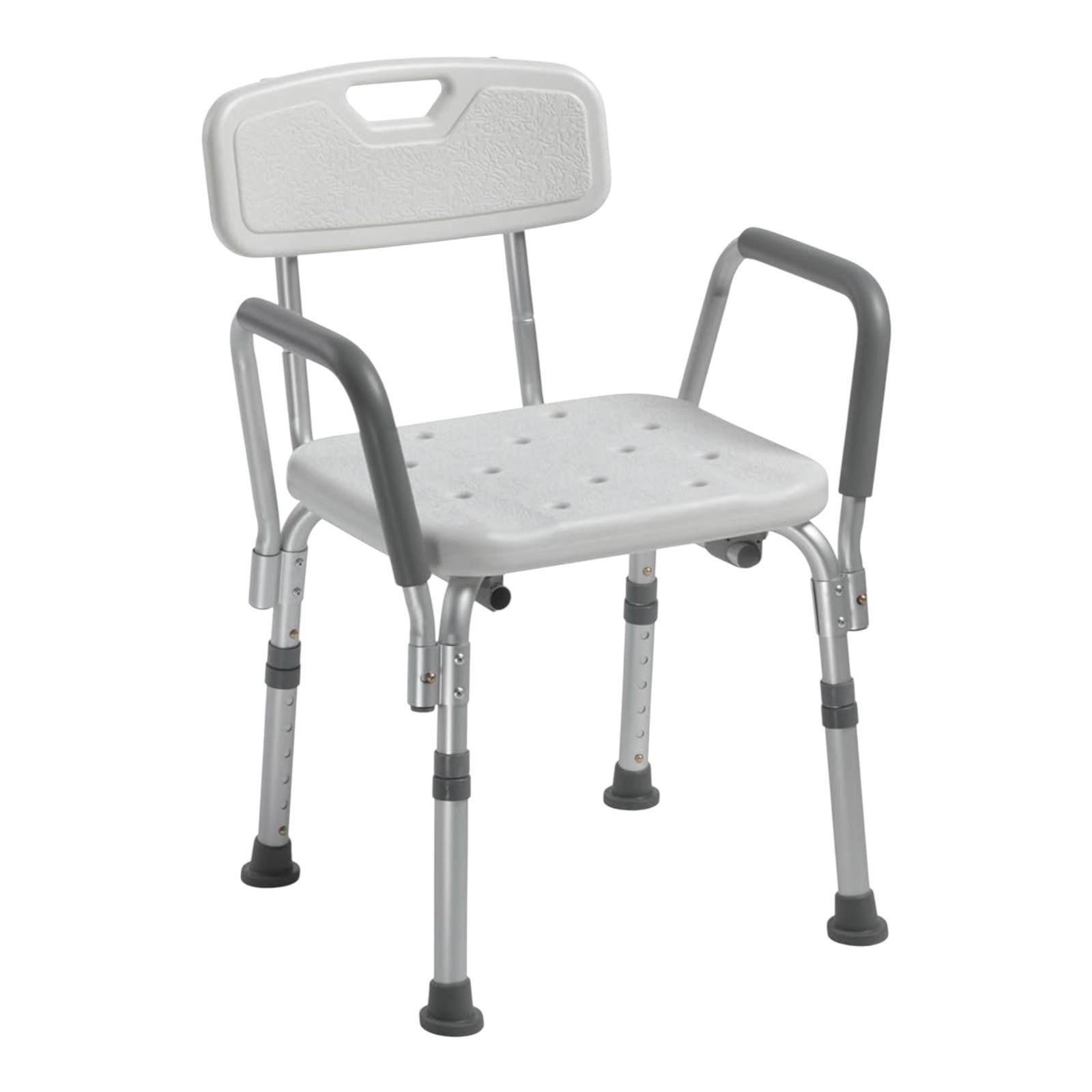 Drive Medical Knock Down Bath Bench with Back and Padded Arms